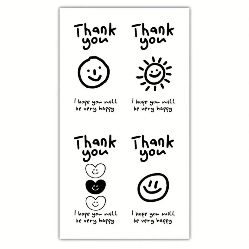 24 Thank You Stickers!